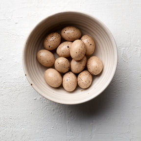 Salted Caramel Quail Eggs